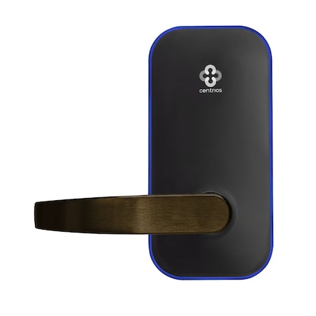 Centrios Grade 1 Smart Bluetooth Cylindrical Lock, Less Keypad, Pacific Beach Lever, NonKeyed, Bronze CEB102-PB-613